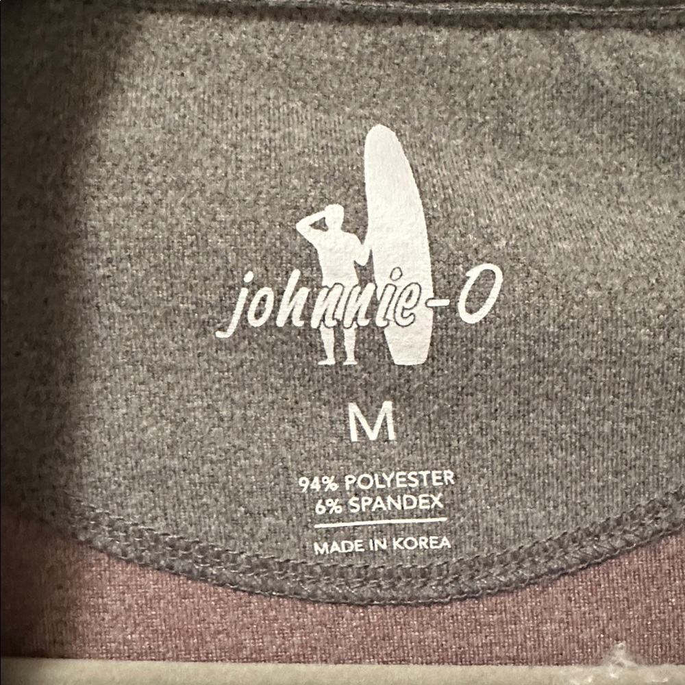 Johnnie-O medium cedar color Quarter-Zip Pullover.  Great condition - Picture 3 of 3